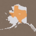 How many times can you fit texas in alaska?